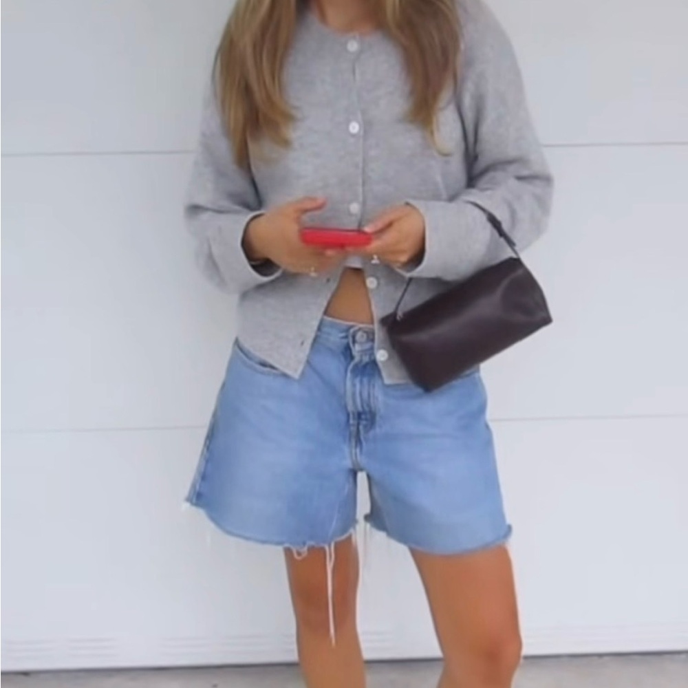 Parker Light Blue Denim Jean Shorts